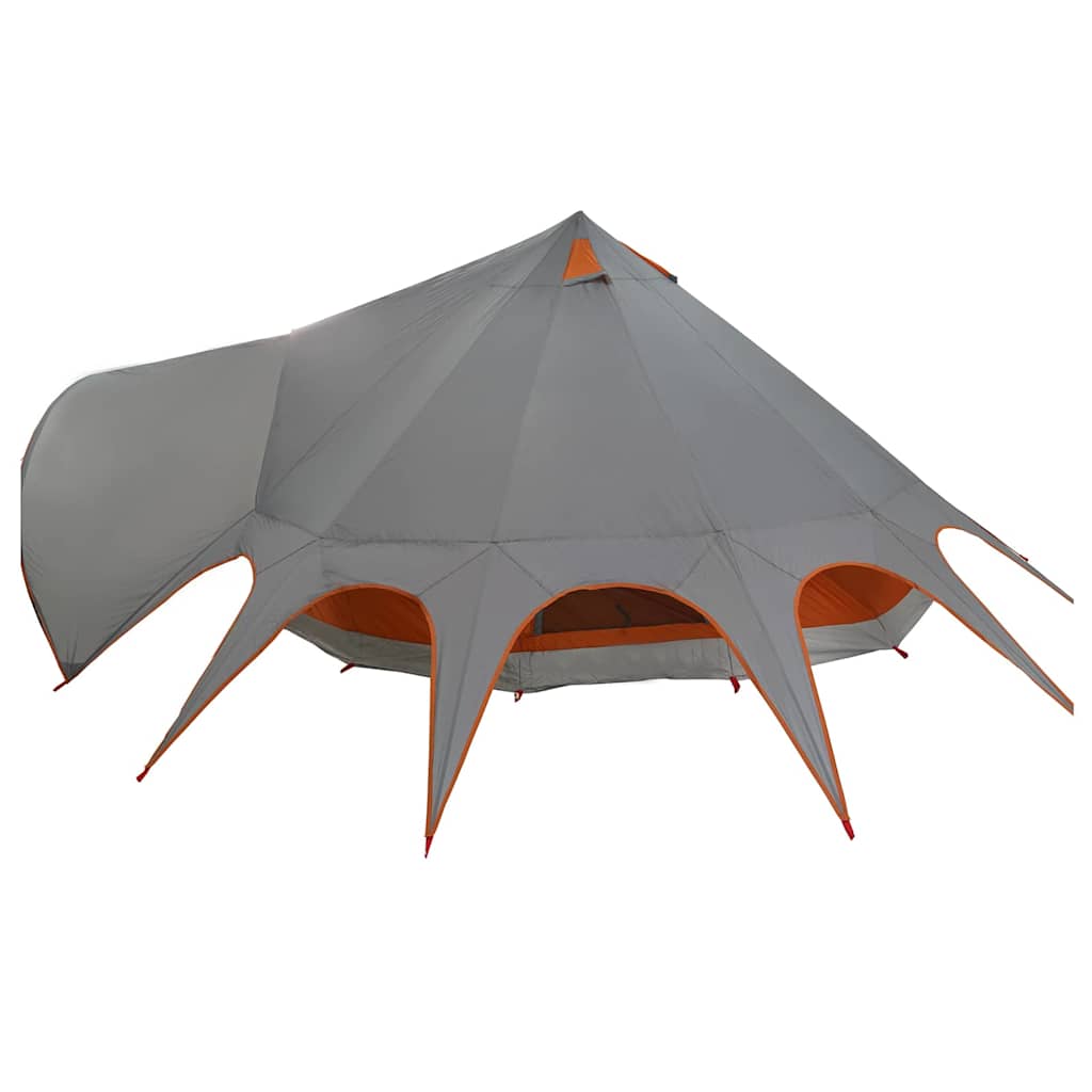 Tenda Teepee per 7 Persone 7 persona Grigio e arancione