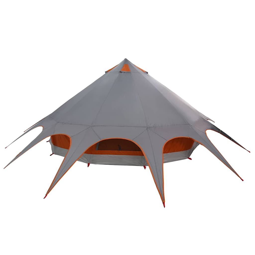 Tenda Teepee per 7 Persone 7 persona Grigio e arancione