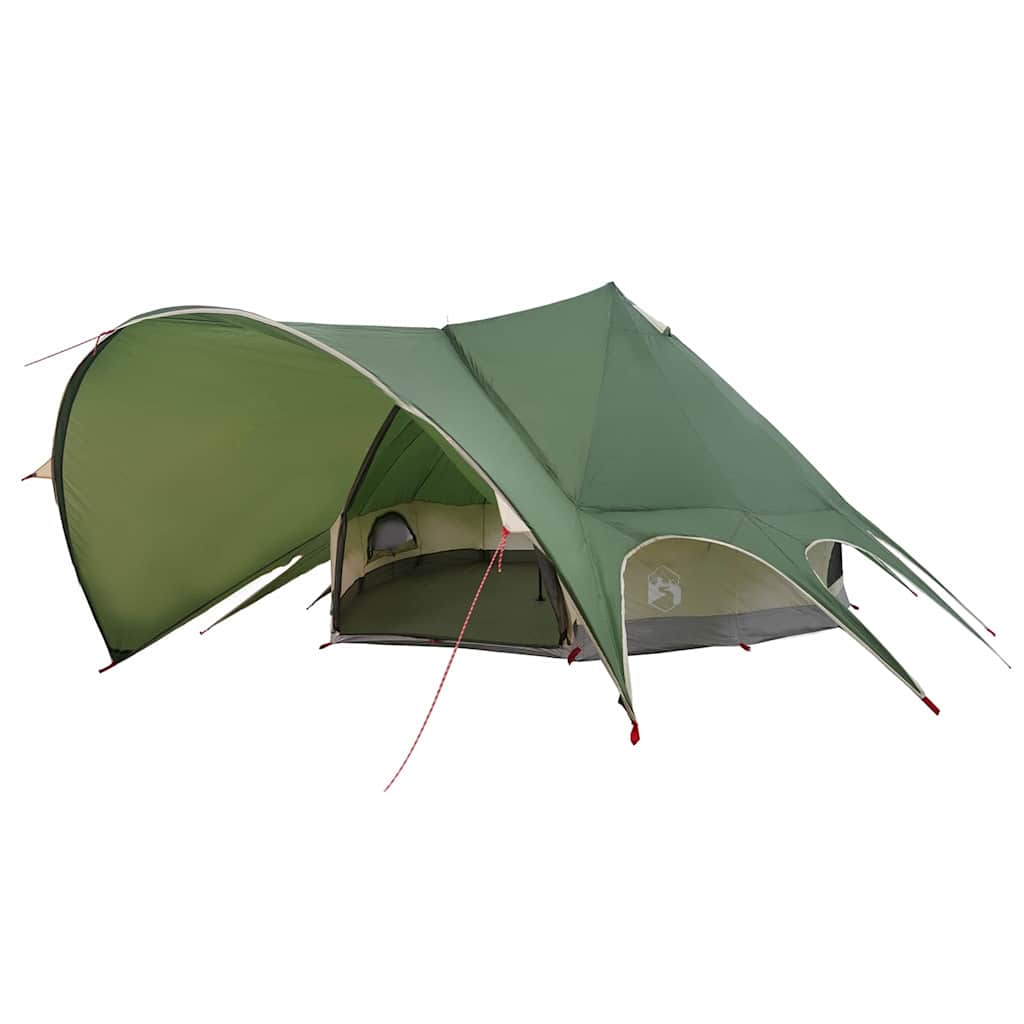 Tenda Teepee 9 Persone 9 persona Verde e Grigio