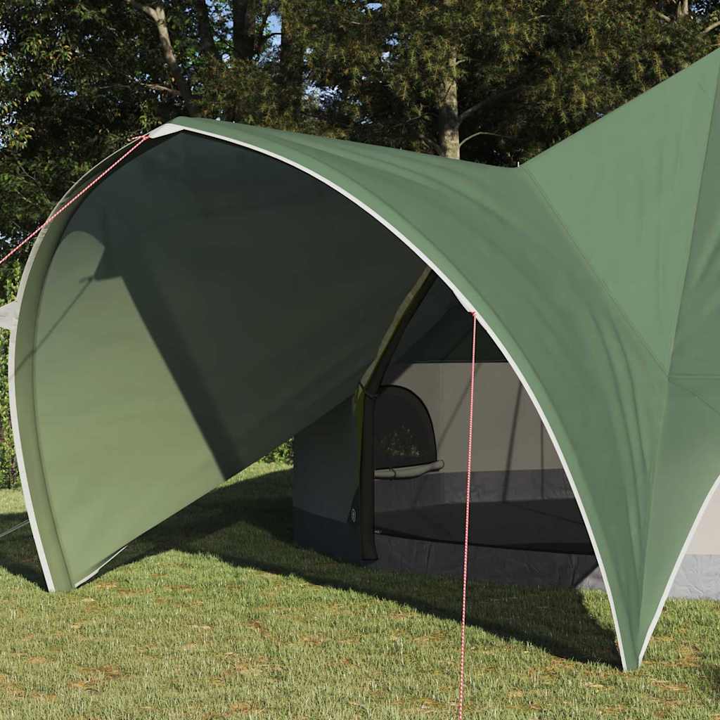 Tenda Teepee 9 Persone 9 persona Verde e Grigio