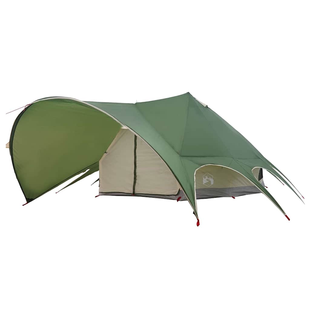 Tenda Teepee 9 Persone 9 persona Verde e Grigio