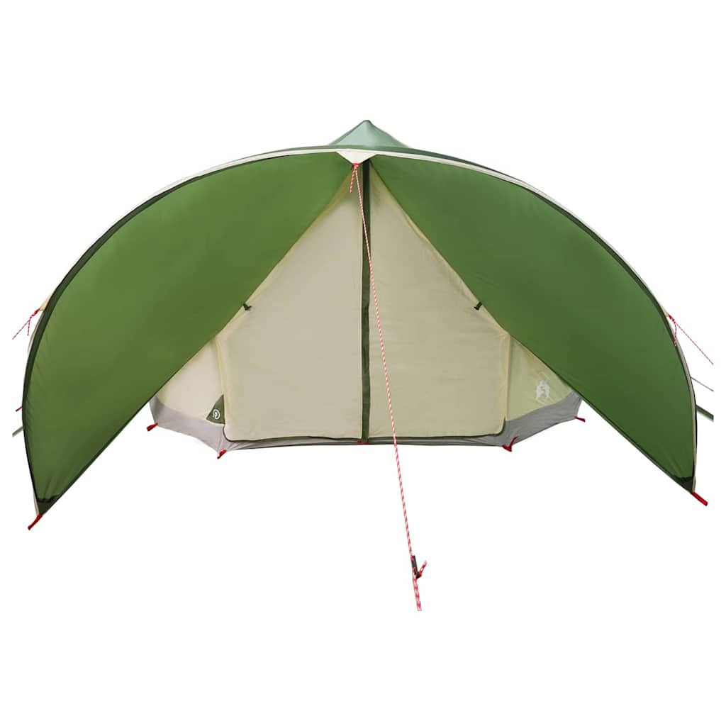 Tenda Teepee 9 Persone 9 persona Verde e Grigio