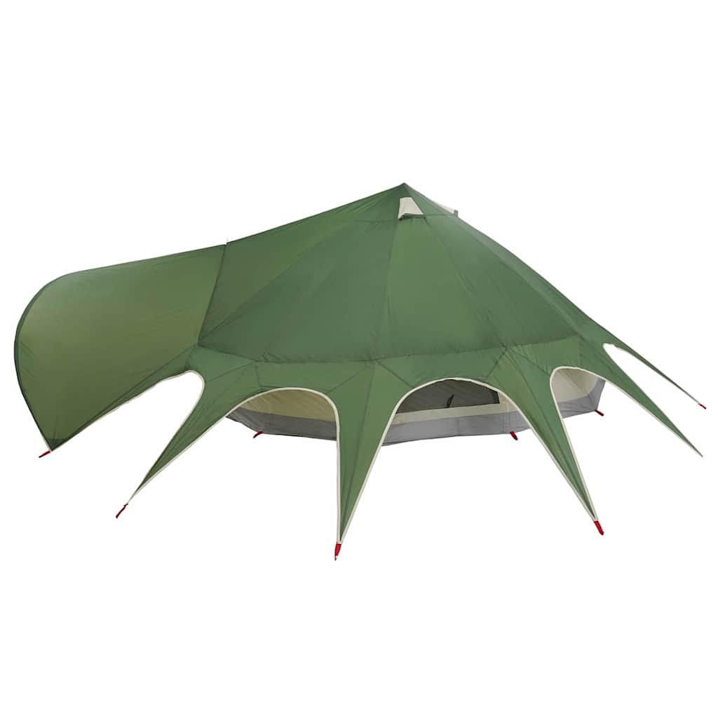 Tenda Teepee 9 Persone 9 persona Verde e Grigio