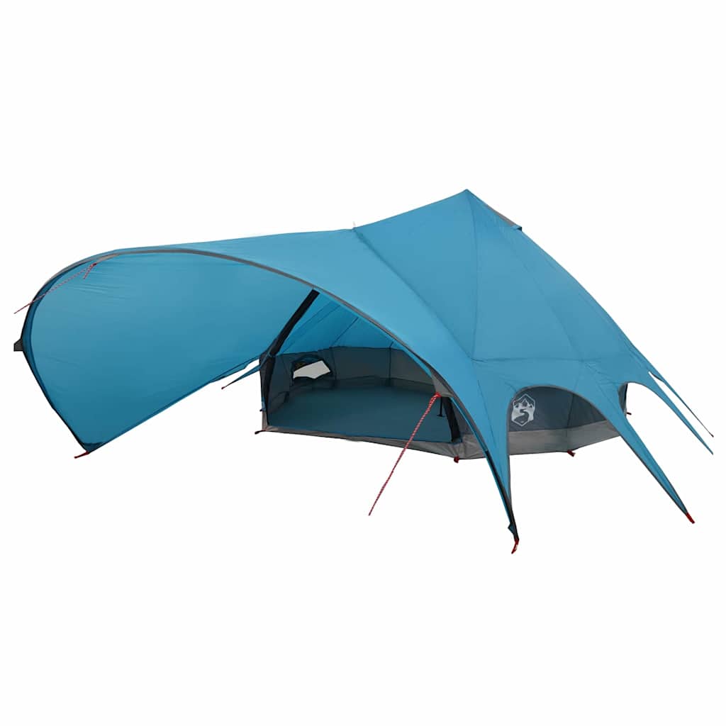 Tenda Teepee per 9 Persone 9 persona Blu e Grigio