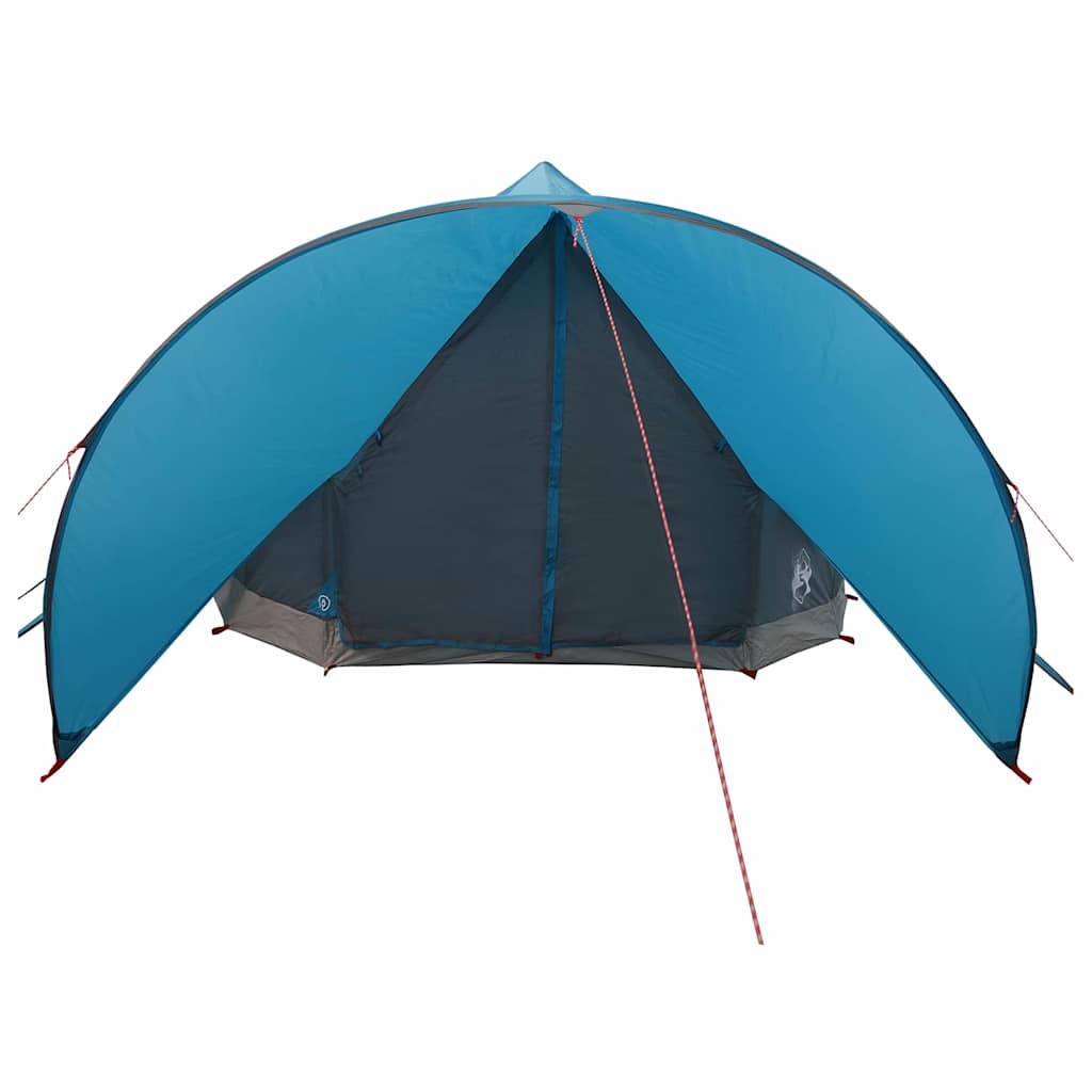 Tenda Teepee per 9 Persone 9 persona Blu e Grigio