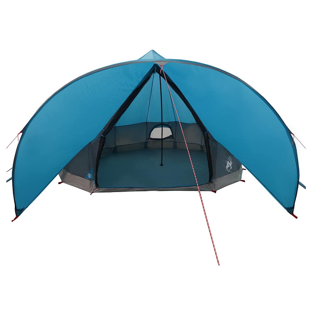 Tenda Teepee per 9 Persone 9 persona Blu e Grigio