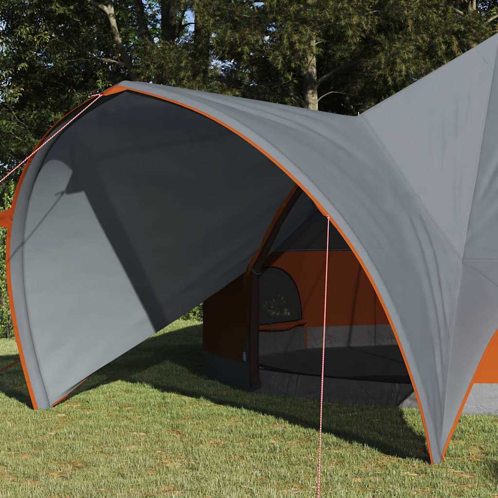 Tenda Teepee per 9 Persone 9 persona Grigio e arancione