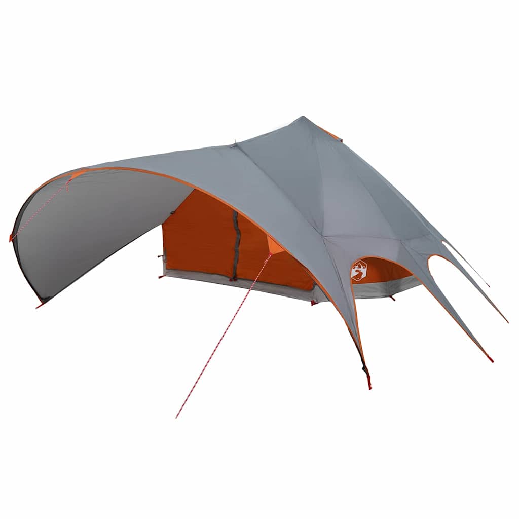 Tenda Teepee per 9 Persone 9 persona Grigio e arancione