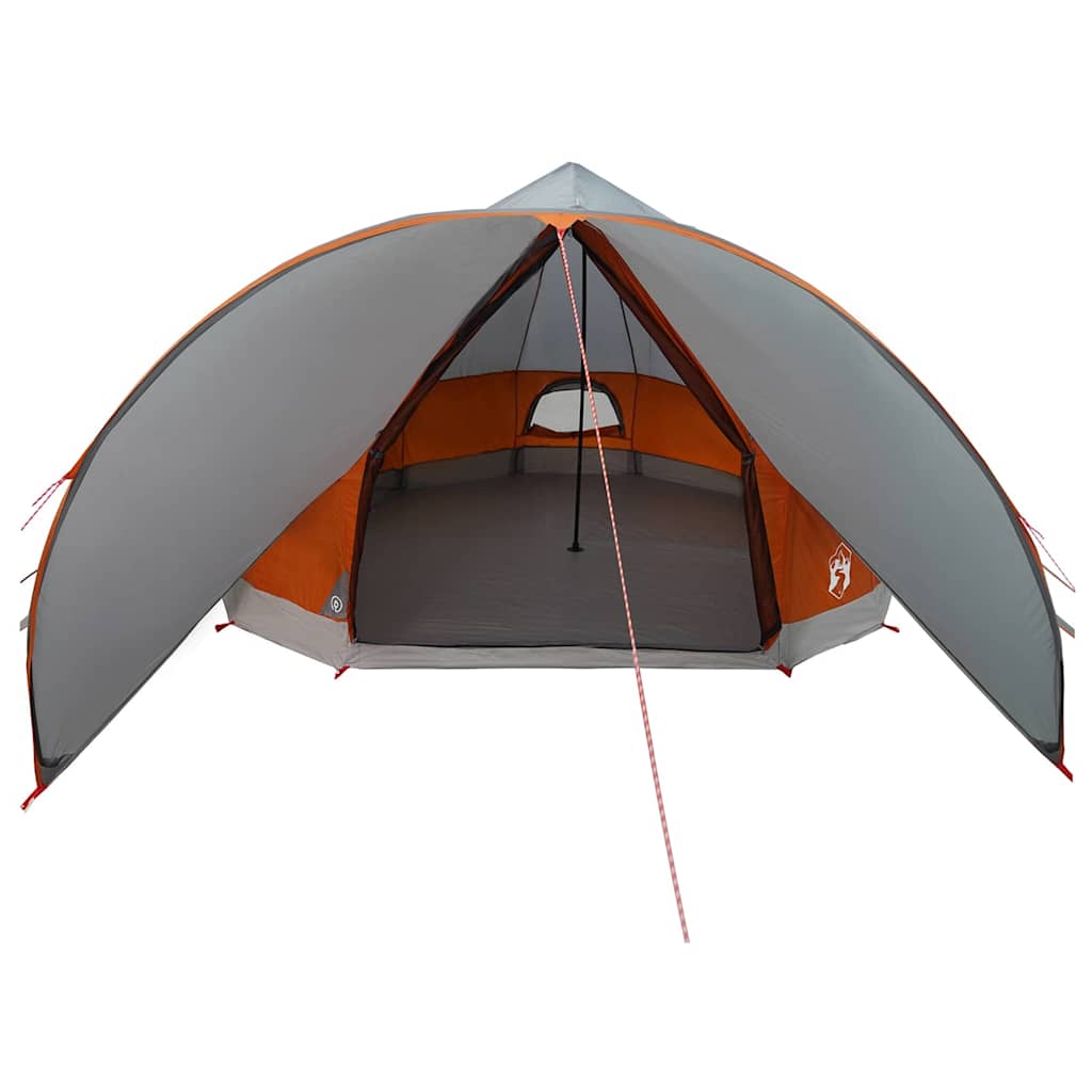 Tenda Teepee per 9 Persone 9 persona Grigio e arancione