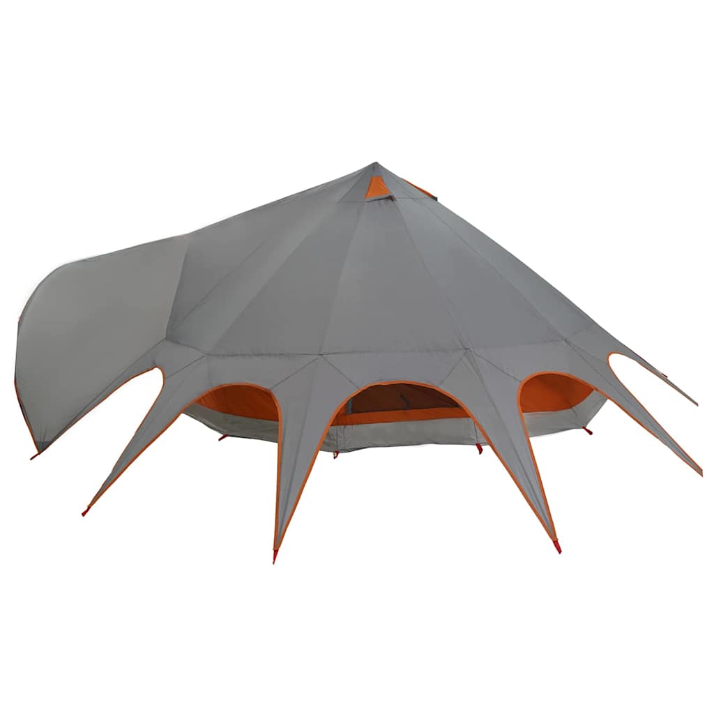 Tenda Teepee per 9 Persone 9 persona Grigio e arancione