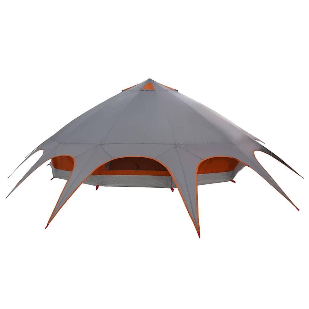 Tenda Teepee per 9 Persone 9 persona Grigio e arancione