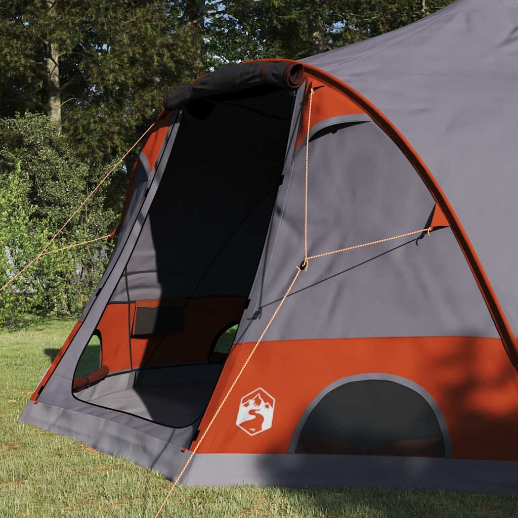 Tenda a Cupola per 4 Persone 4 persona Grigio e arancione