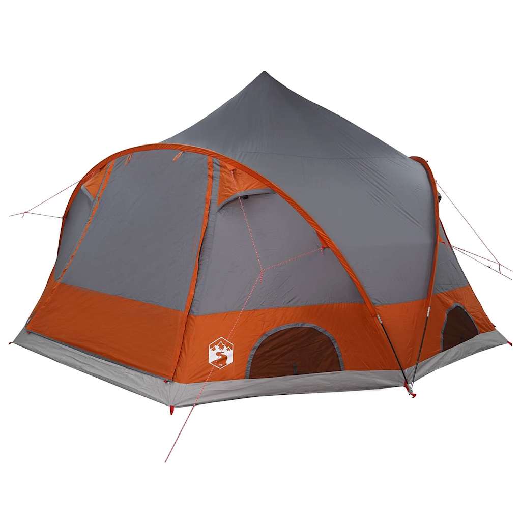 Tenda a Cupola per 4 Persone 4 persona Grigio e arancione