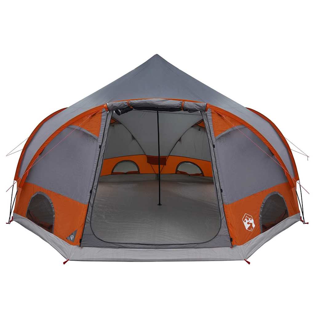 Tenda a Cupola per 4 Persone 4 persona Grigio e arancione