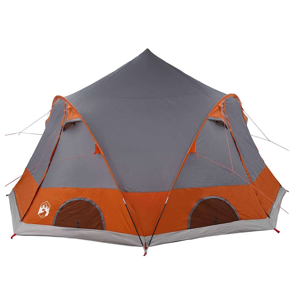 Tenda a Cupola per 4 Persone 4 persona Grigio e arancione