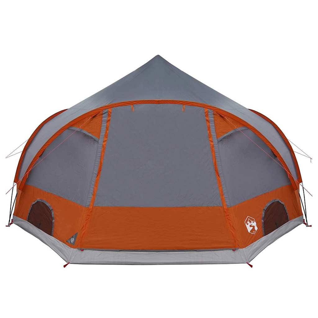 Tenda a Cupola per 4 Persone 4 persona Grigio e arancione