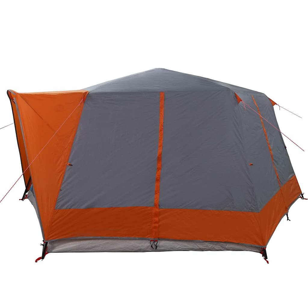 Tenda Cabina 7-Persone 7 persona Grigio e arancione