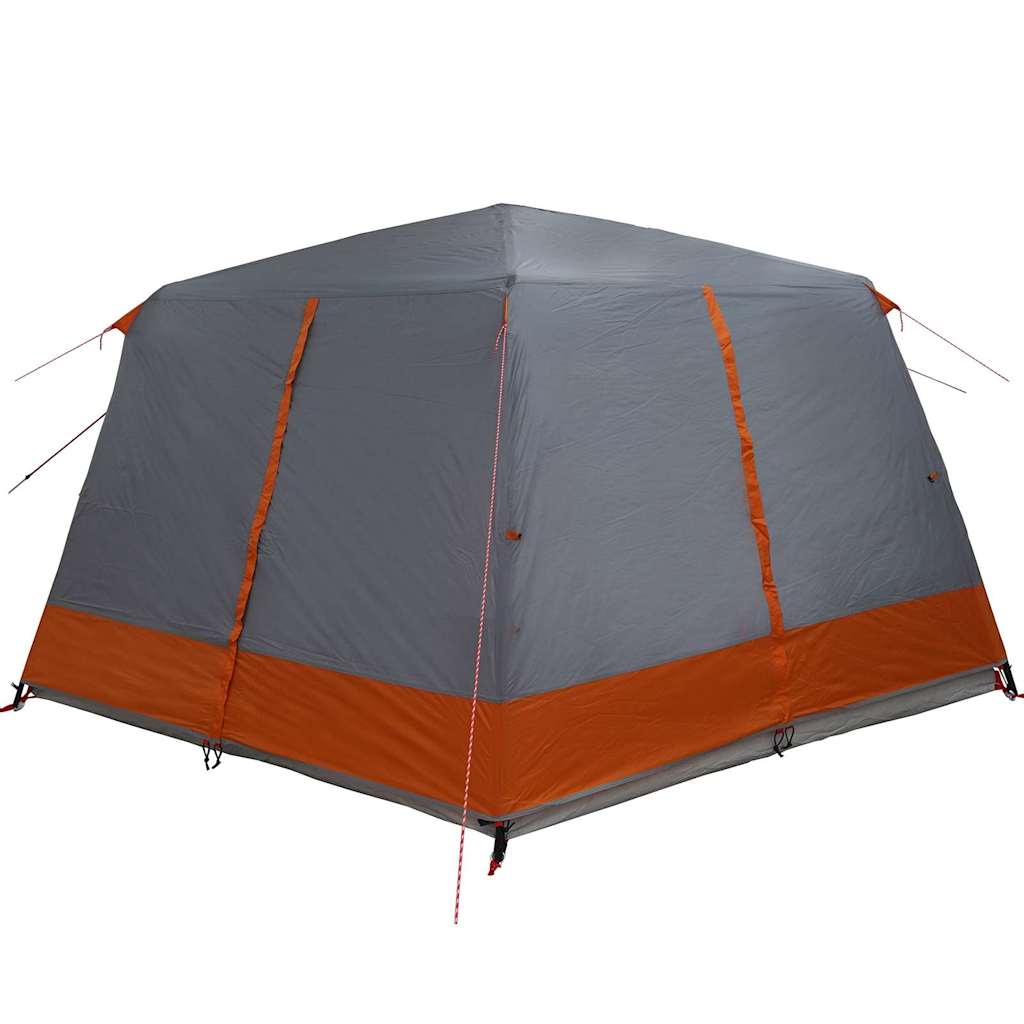 Tenda Cabina 7-Persone 7 persona Grigio e arancione