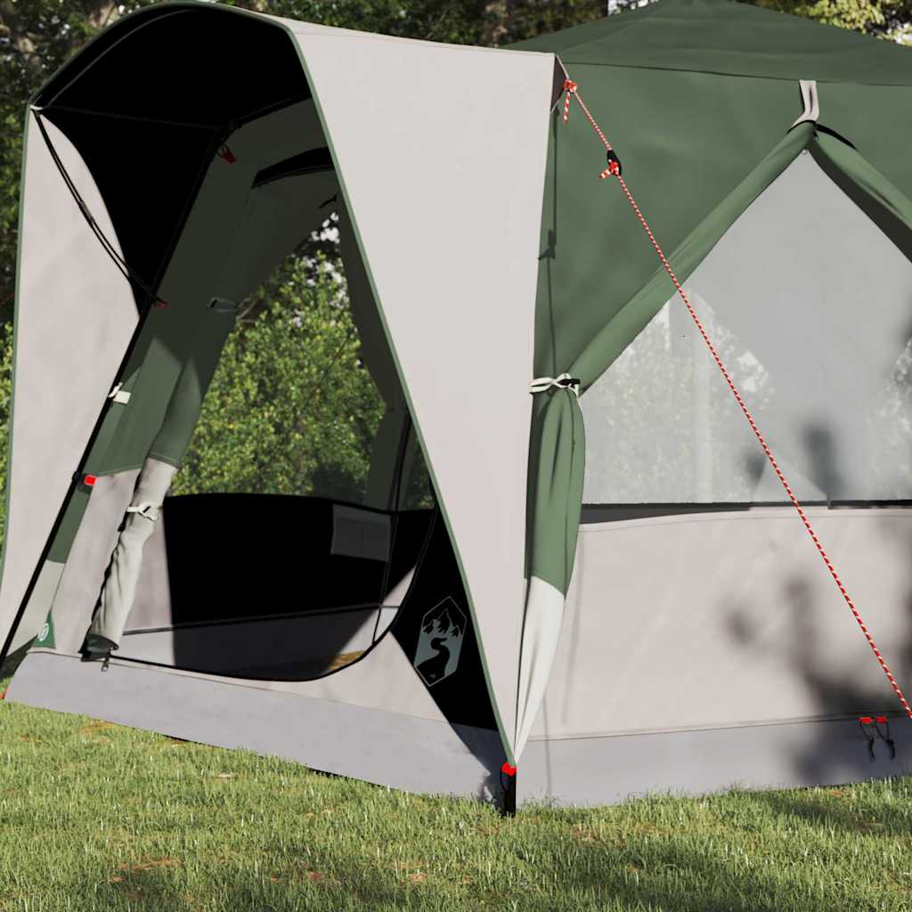 Tenda da Capanna per 5 Persone 5 persona Verde e Bianco