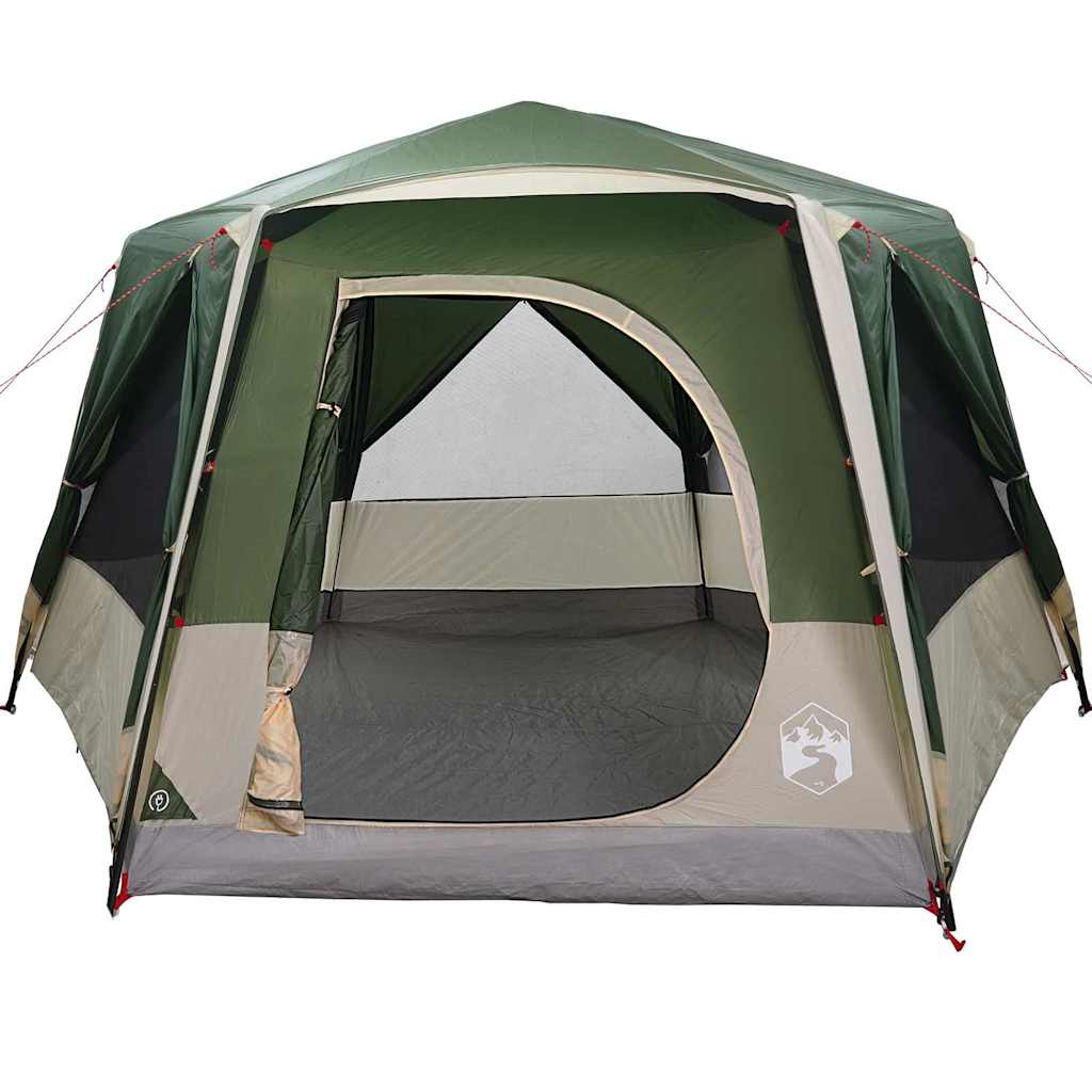 Tenda da Capanna per 5 Persone 5 persona Verde e Bianco