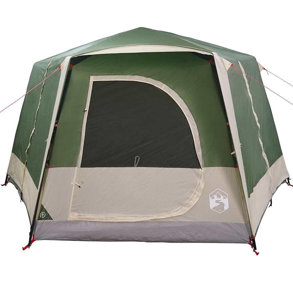 Tenda da Capanna per 5 Persone 5 persona Verde e Bianco