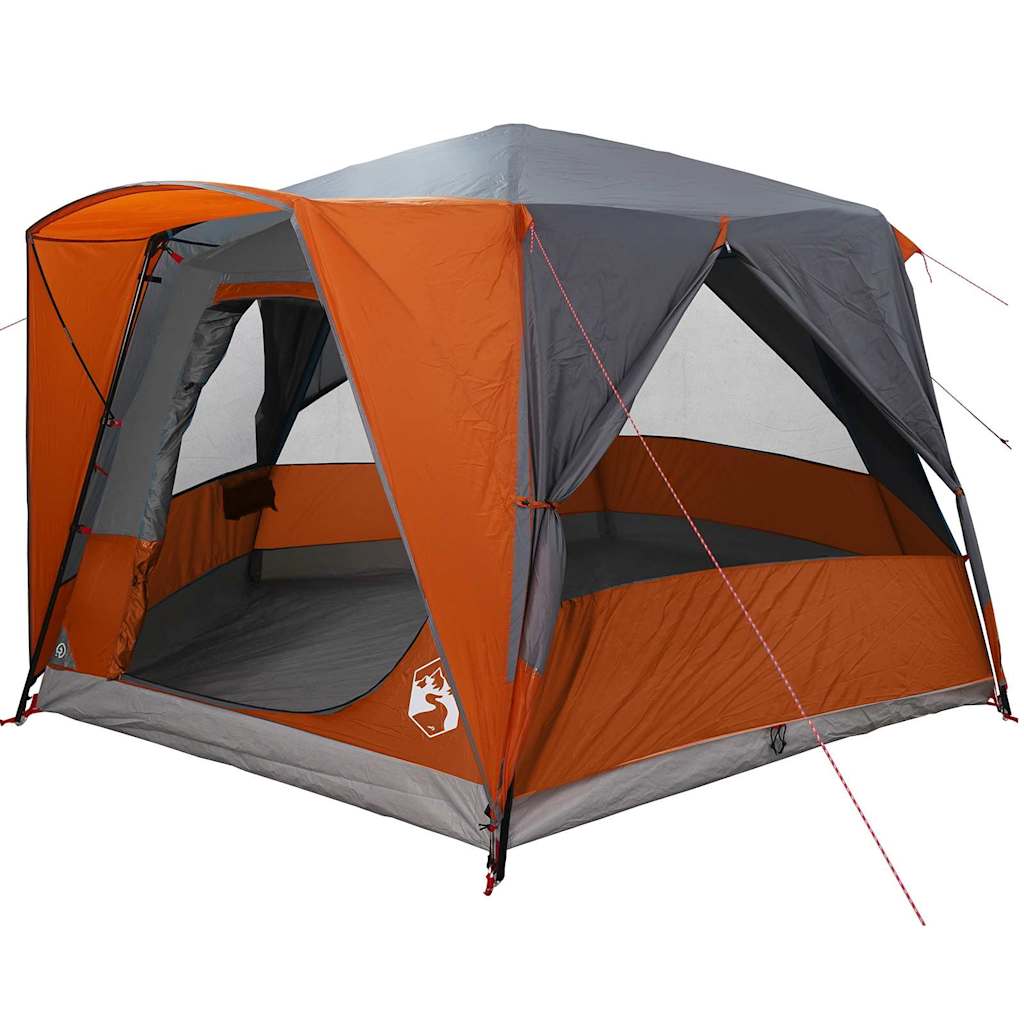 Tenda da Capanna per 5 Persone 5 persona Grigio e arancione