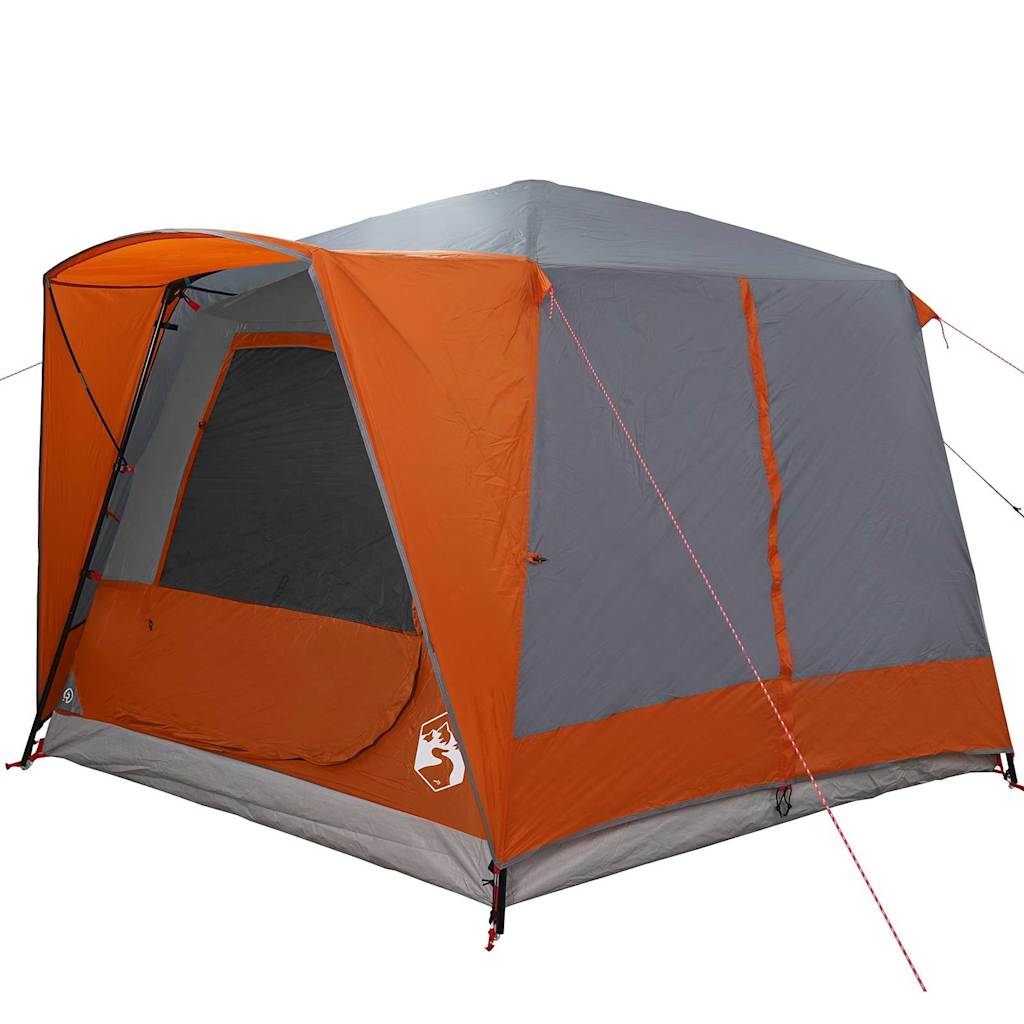 Tenda da Capanna per 5 Persone 5 persona Grigio e arancione