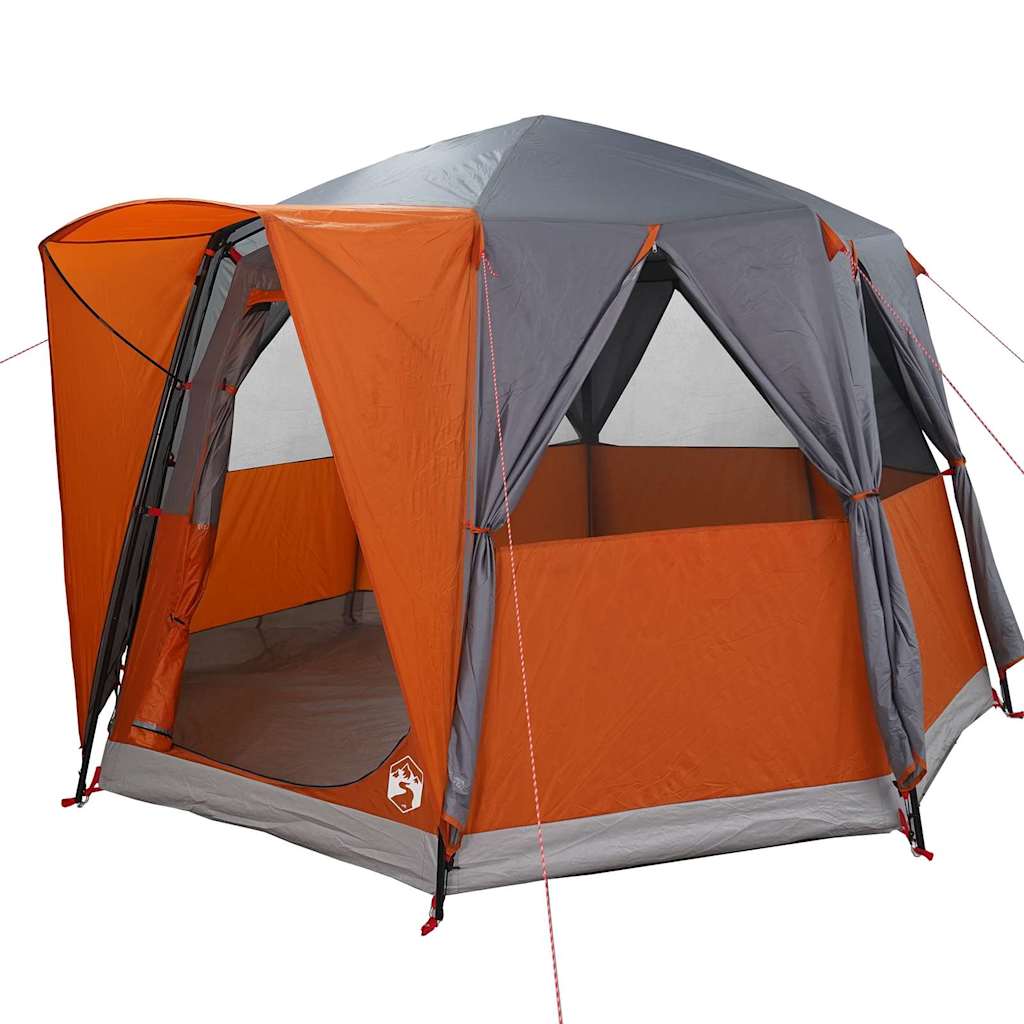 Tenda a cubo per 3 persone 3 persona Grigio e arancione