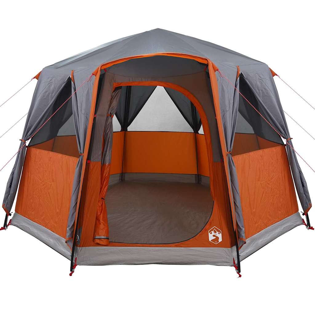Tenda a cubo per 3 persone 3 persona Grigio e arancione
