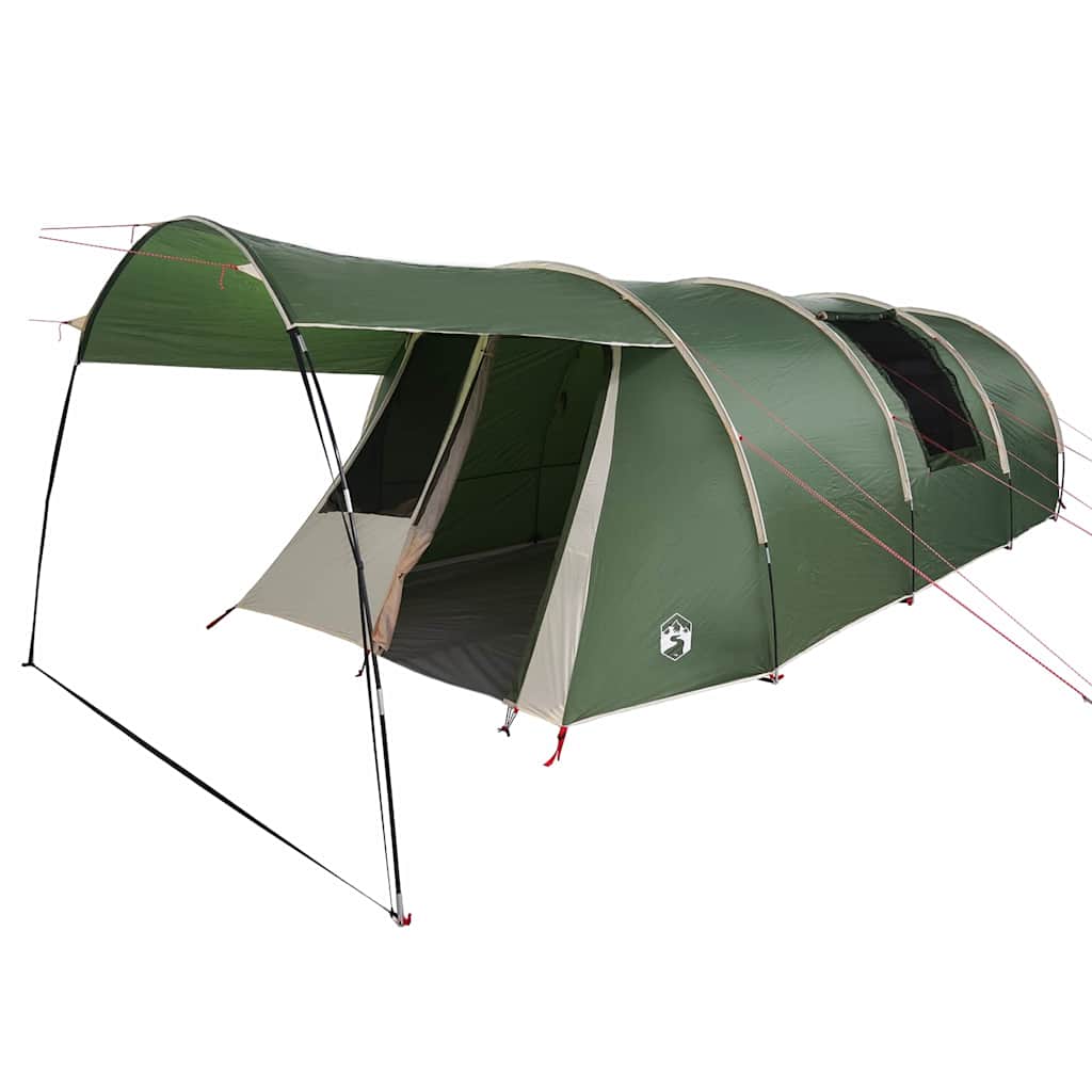 Tenda tunnel per 4 persone 4 persona Verde e Bianco