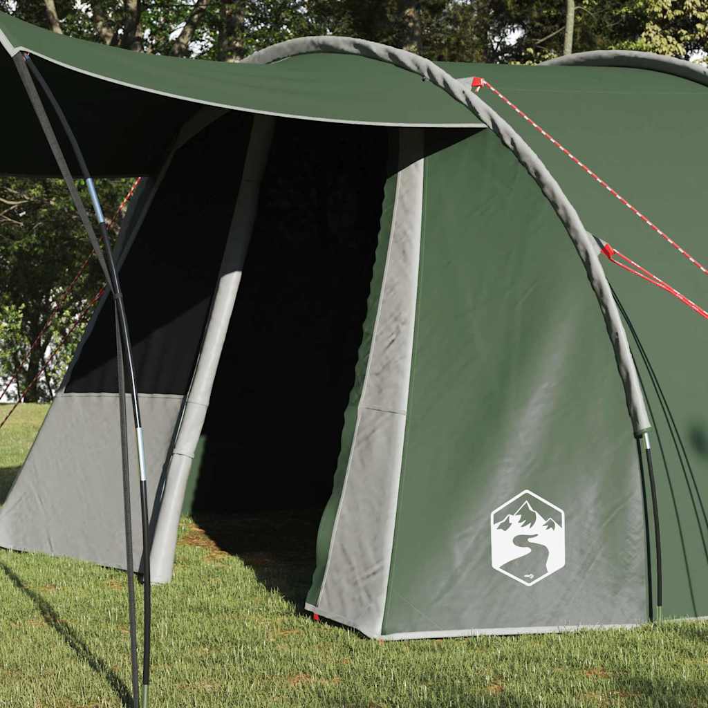 Tenda tunnel per 4 persone 4 persona Verde e Bianco