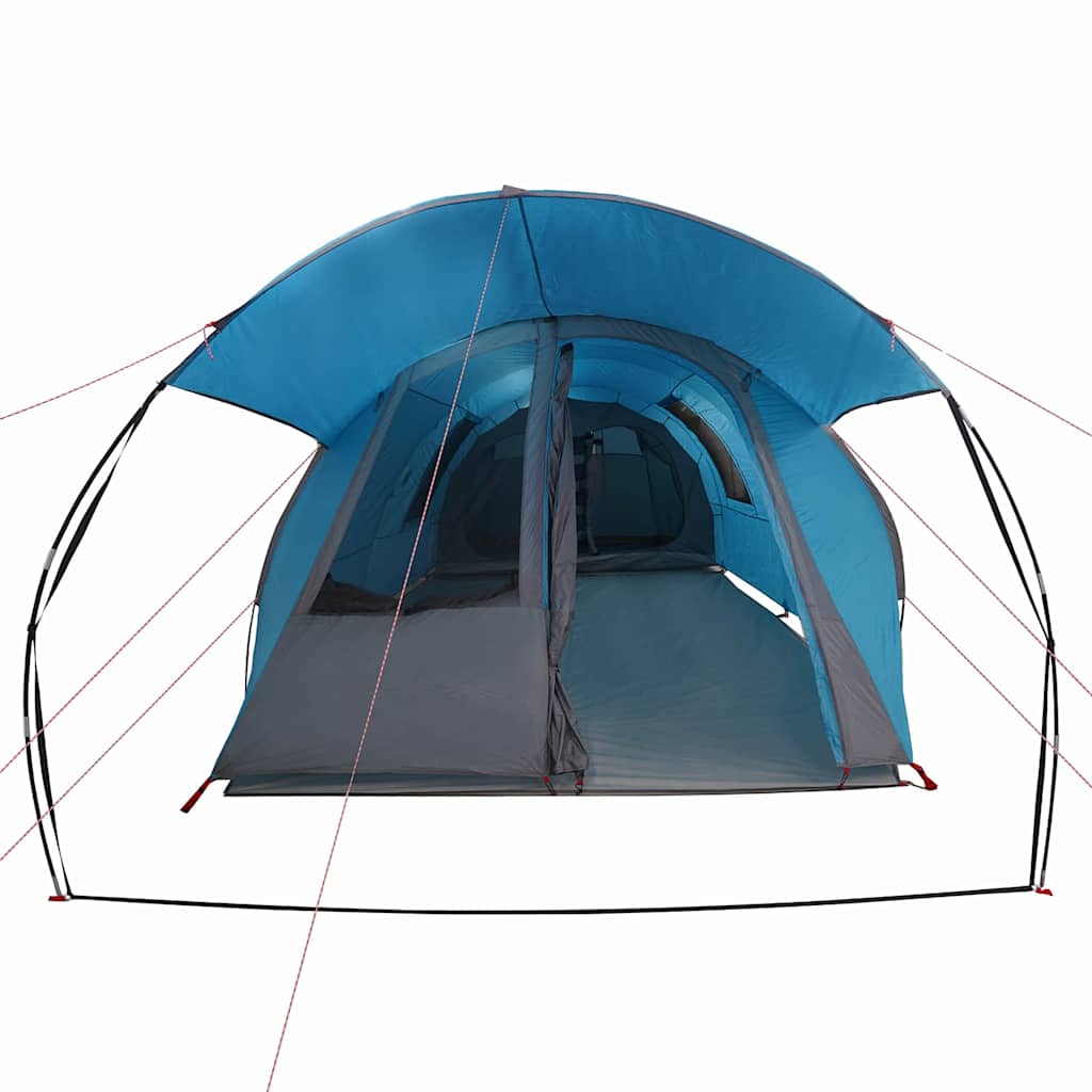 Tenda tunnel per 4 persone 4 persona Blu e Grigio