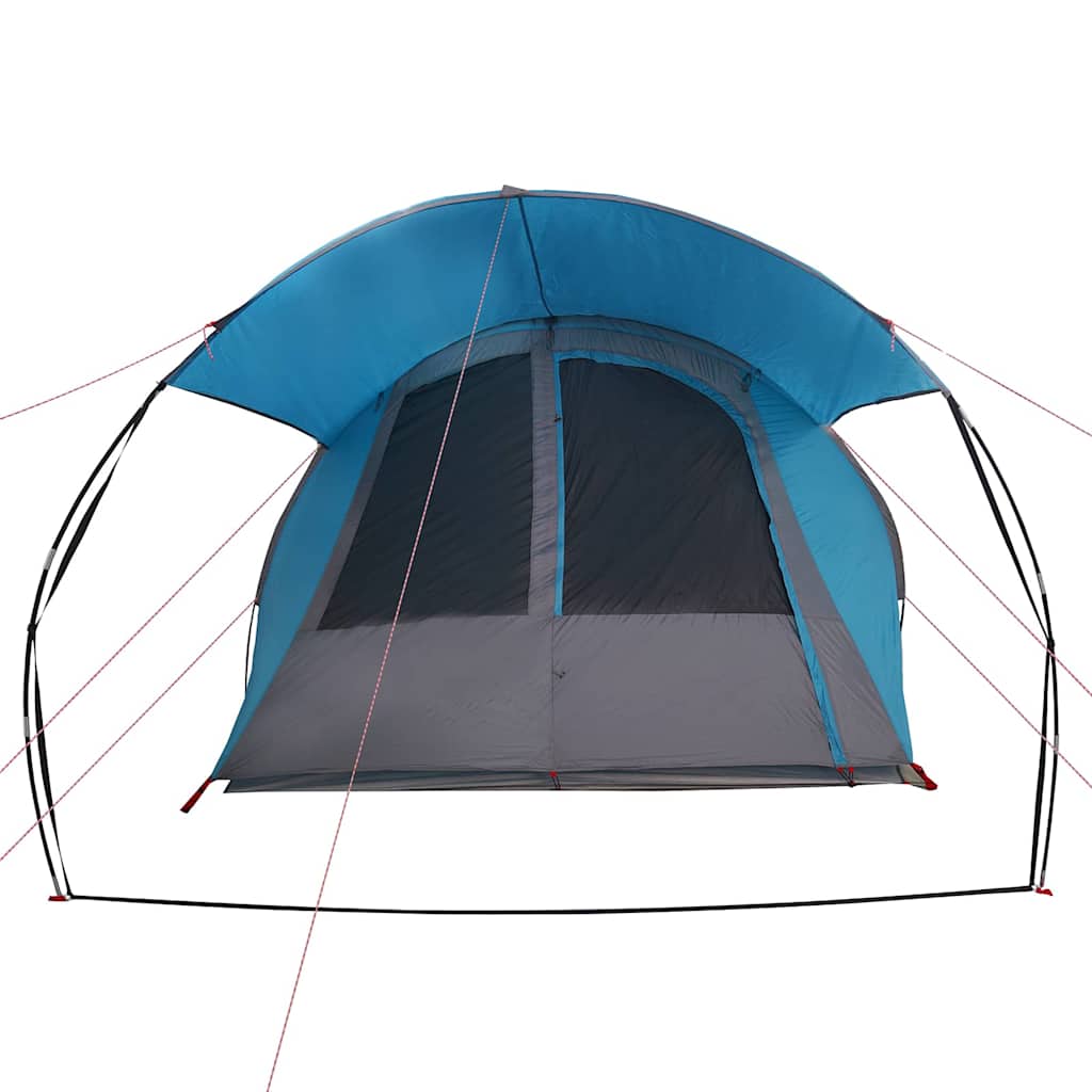 Tenda tunnel per 4 persone 4 persona Blu e Grigio