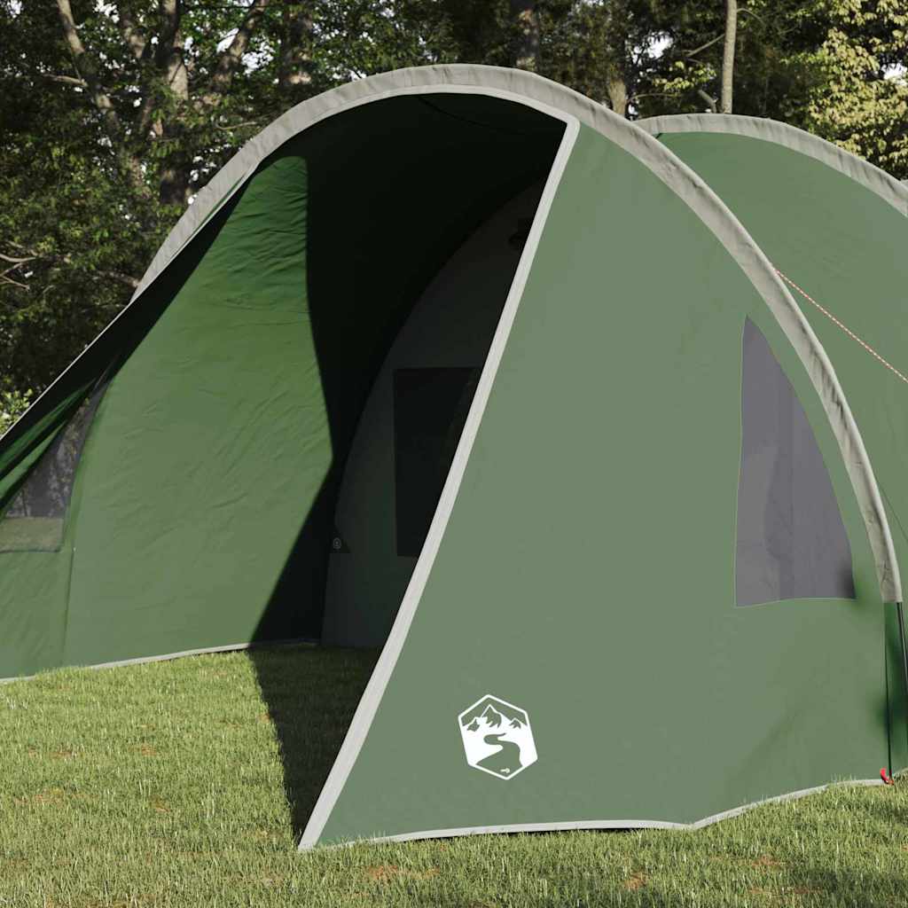 Tenda tunnel per 4 persone 4 persona Verde e Bianco
