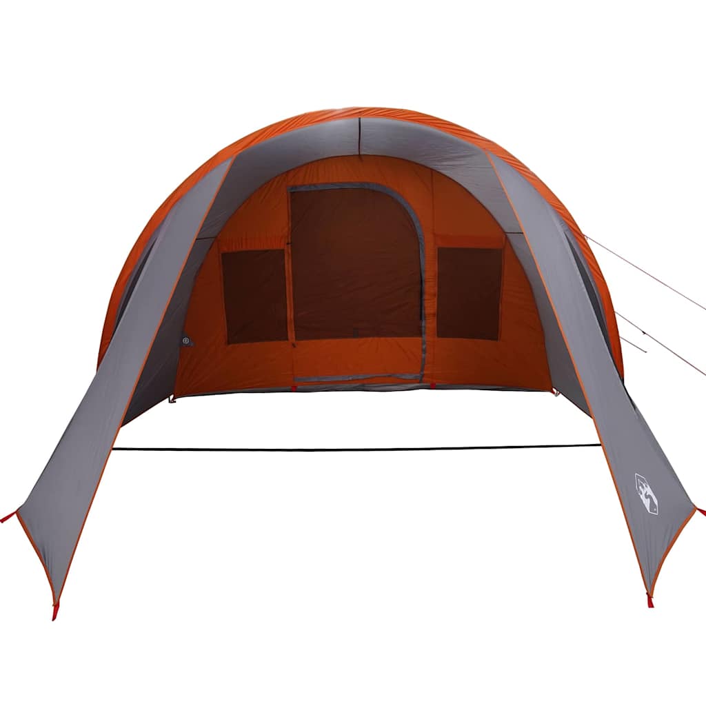 Tenda tunnel per 4 persone 4 persona Grigio e arancione