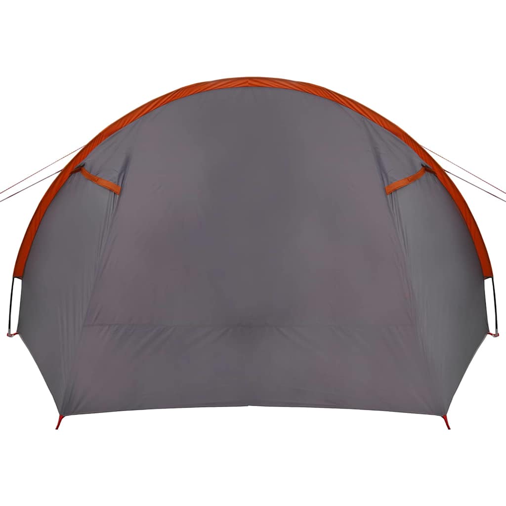 Tenda tunnel per 4 persone 4 persona Grigio e arancione