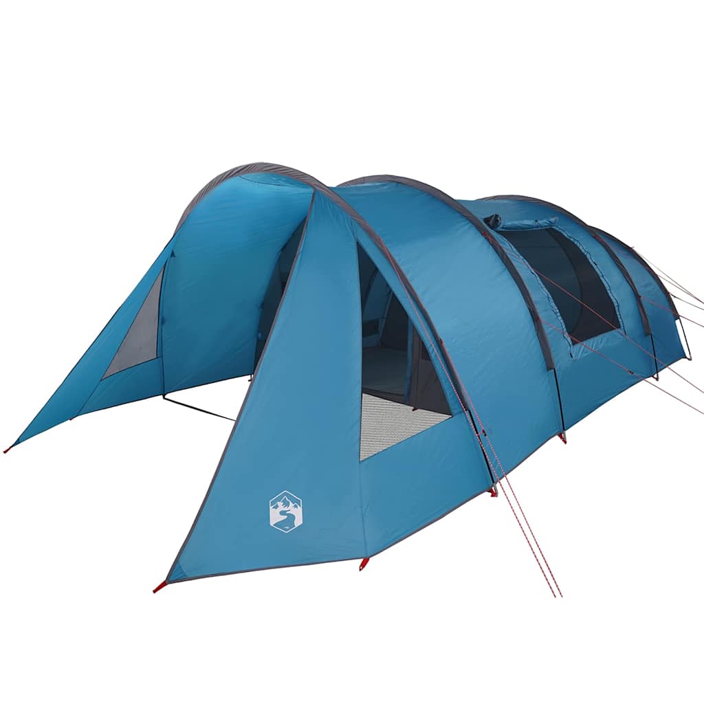 Tenda Tunnel per 5 Persone 5 persona Blu e Grigio