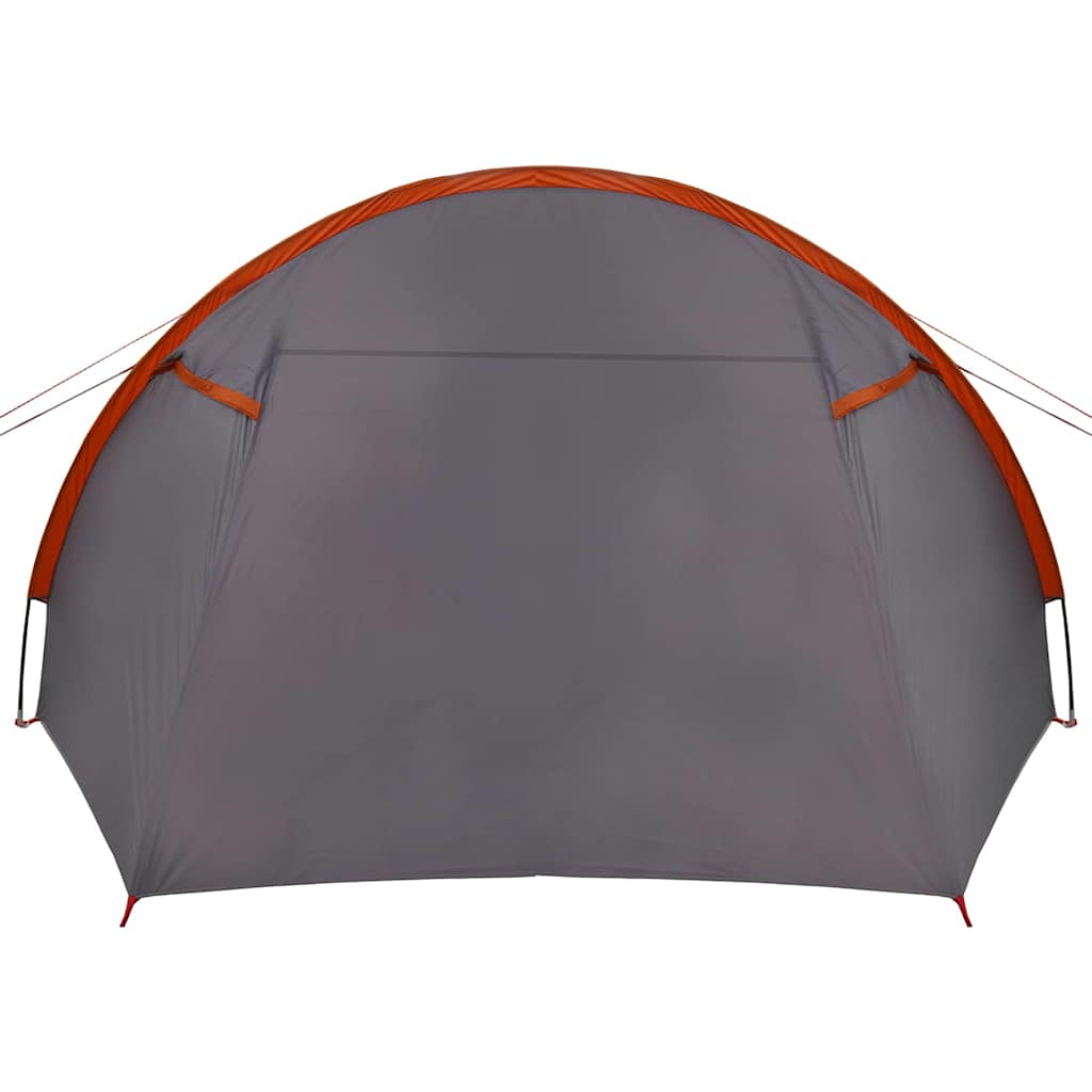 Tenda Tunnel per 5 Persone 5 persona Grigio e arancione