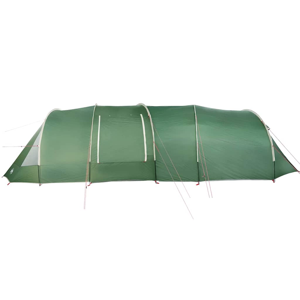 Tenda Tunnel per 6 Persone 6 persona Verde e Bianco