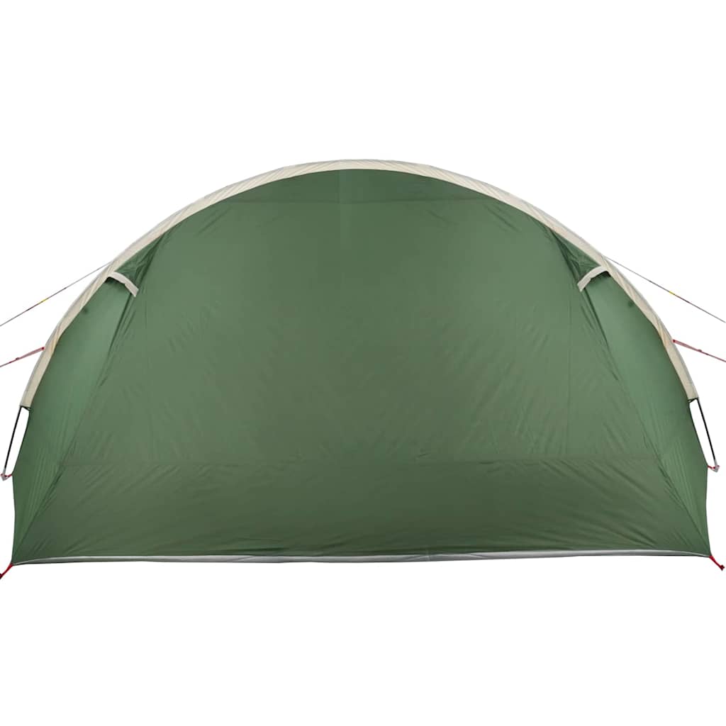 Tenda Tunnel per 6 Persone 6 persona Verde e Bianco