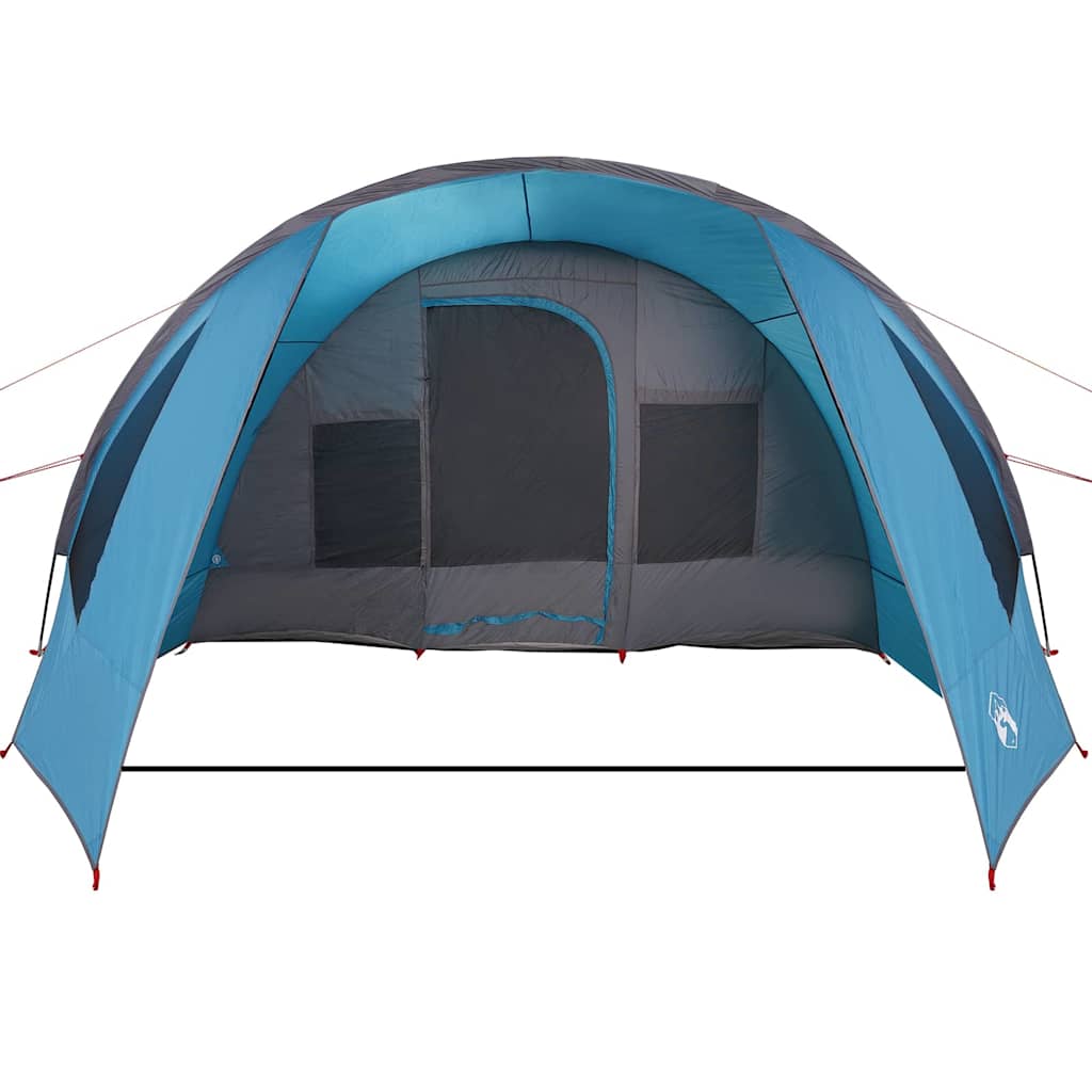 Tenda Tunnel per 6 Persone 6 persona Blu e Grigio