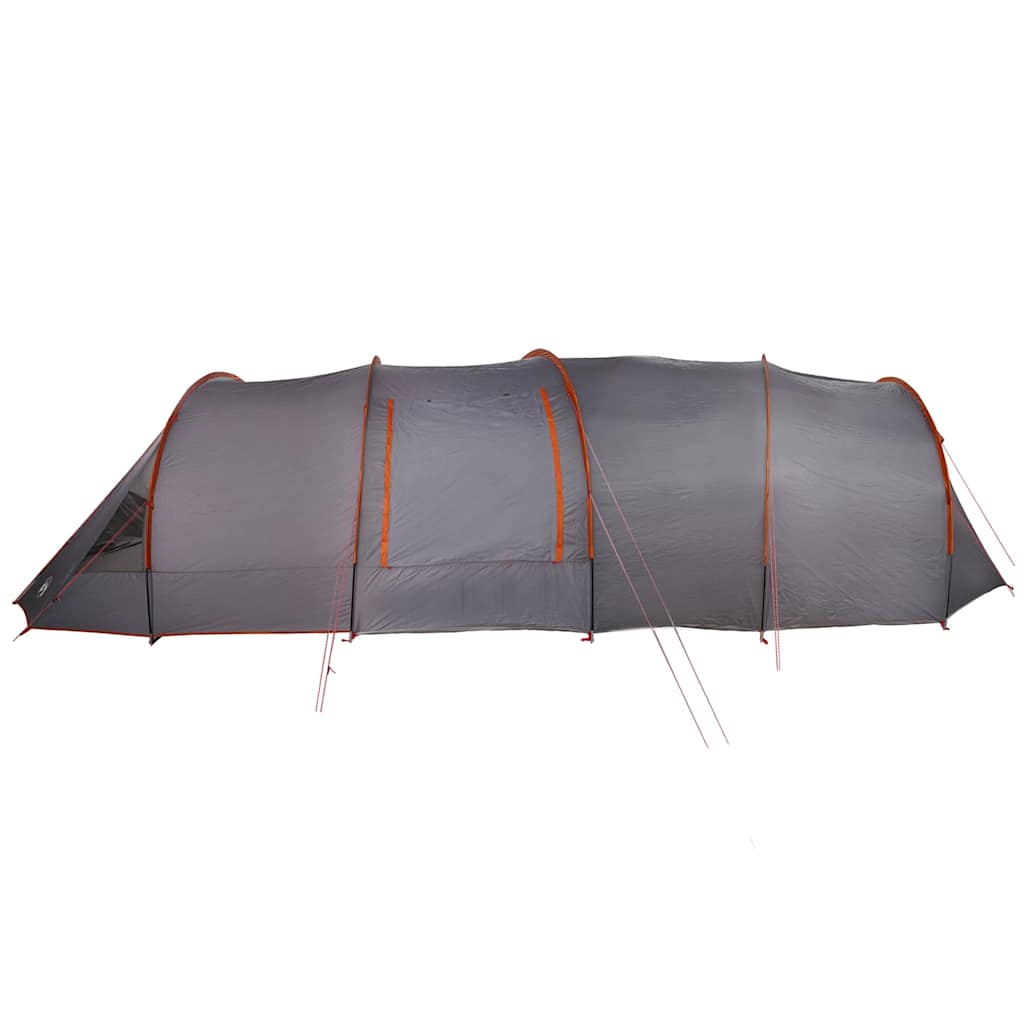 Tenda Tunnel per 6 Persone 6 persona Grigio e arancione