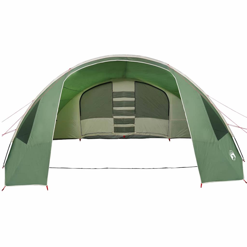 Tenda Tunnel per 6 Persone 6 persona Verde e Bianco