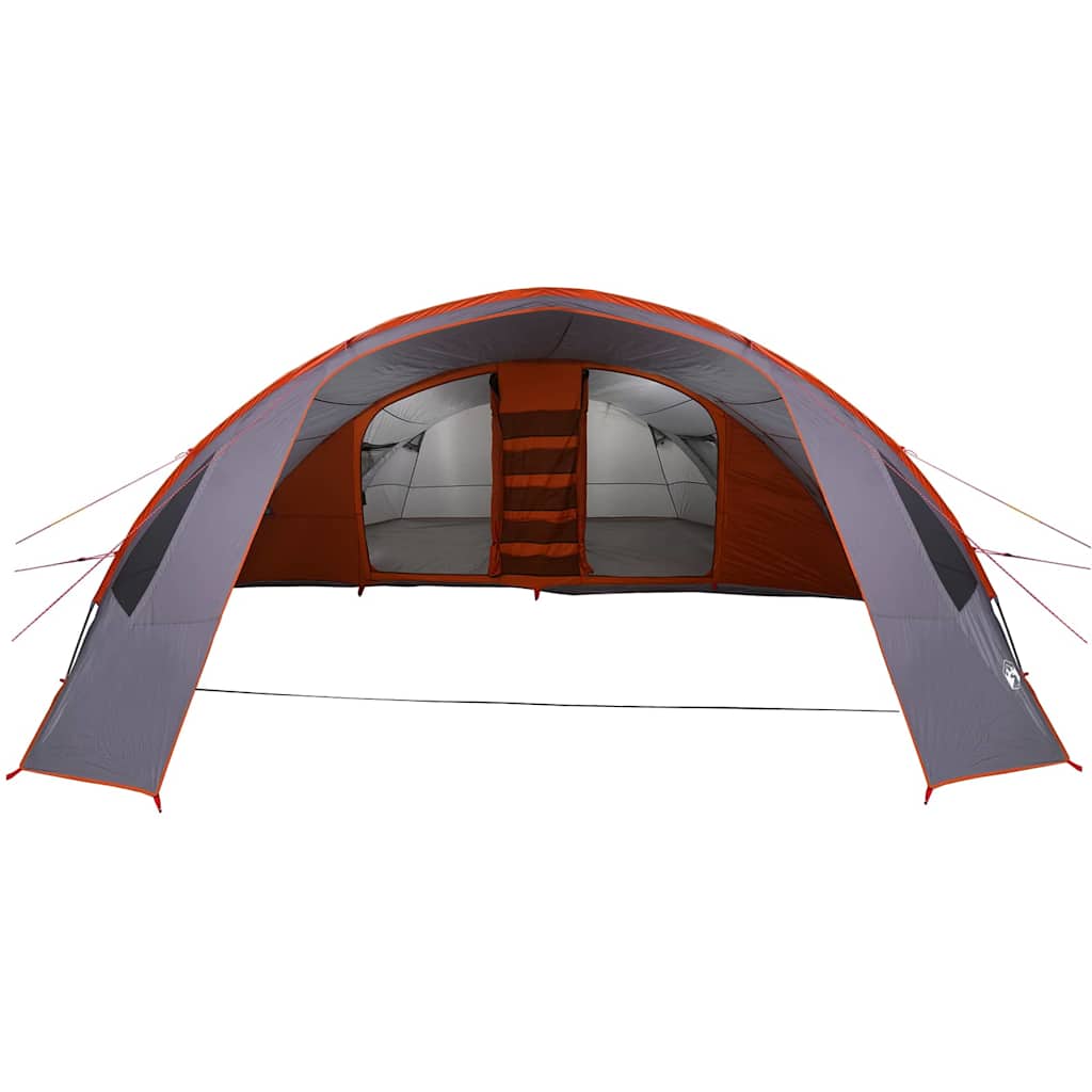 Tenda Tunnel per 6 Persone 6 persona Grigio e arancione