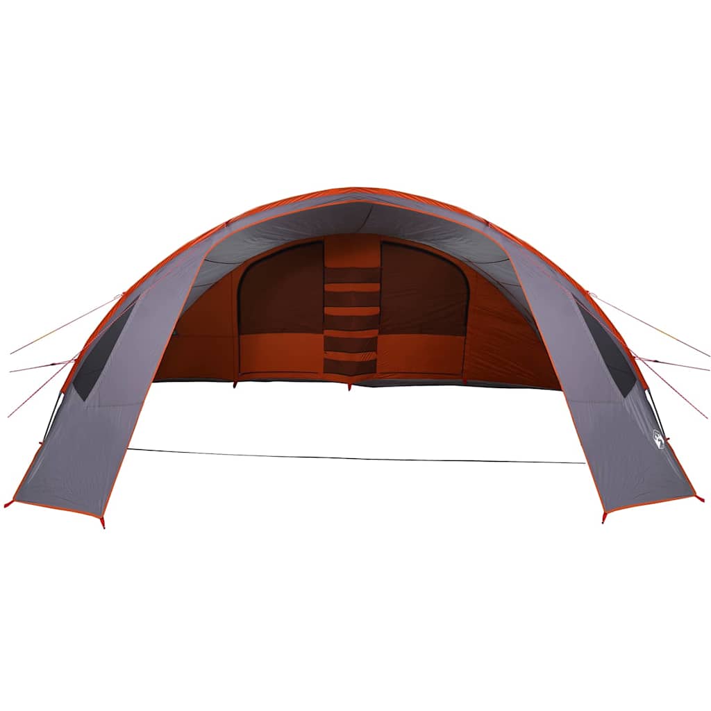 Tenda Tunnel per 6 Persone 6 persona Grigio e arancione