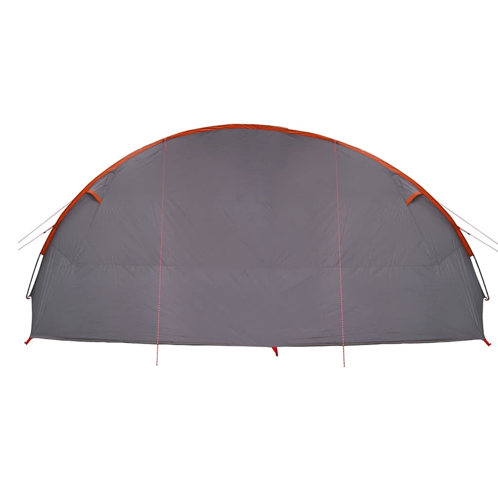 Tenda Tunnel per 6 Persone 6 persona Grigio e arancione