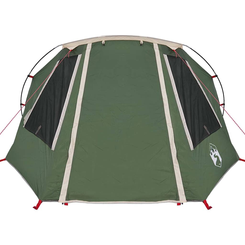 Tenda Tunnel per 3 Persone 3 persona Verde e Bianco