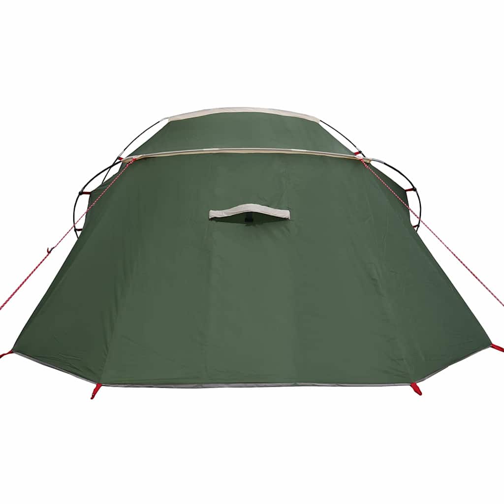 Tenda Tunnel per 3 Persone 3 persona Verde e Bianco