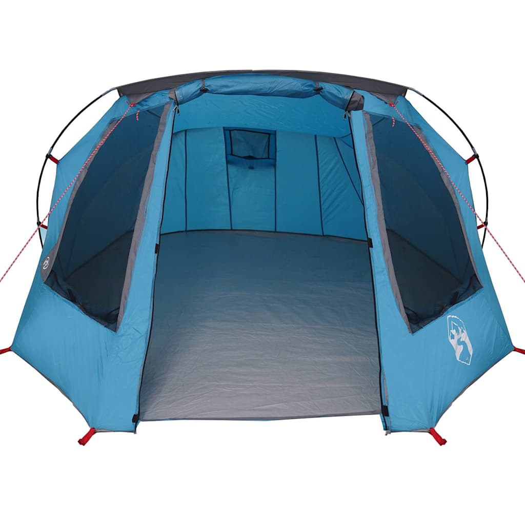 Tenda Tunnel per 3 Persone 3 persona Blu e Grigio