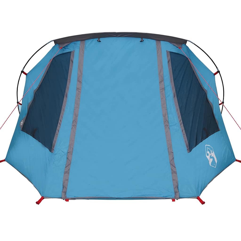 Tenda Tunnel per 3 Persone 3 persona Blu e Grigio